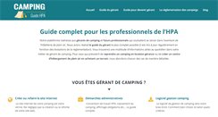 Desktop Screenshot of blog-camping.fr